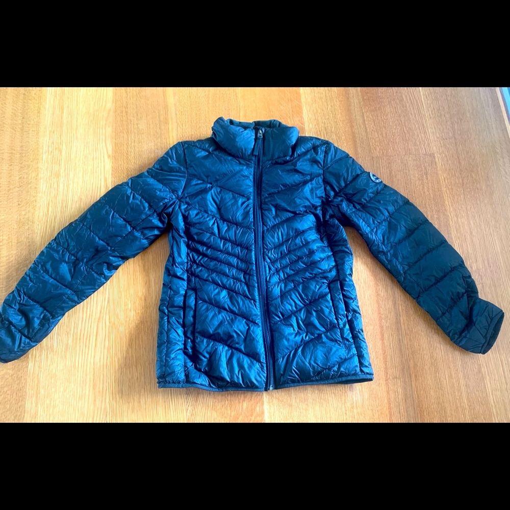 Abercrombie & Fitch Black Puffer Jacket Small